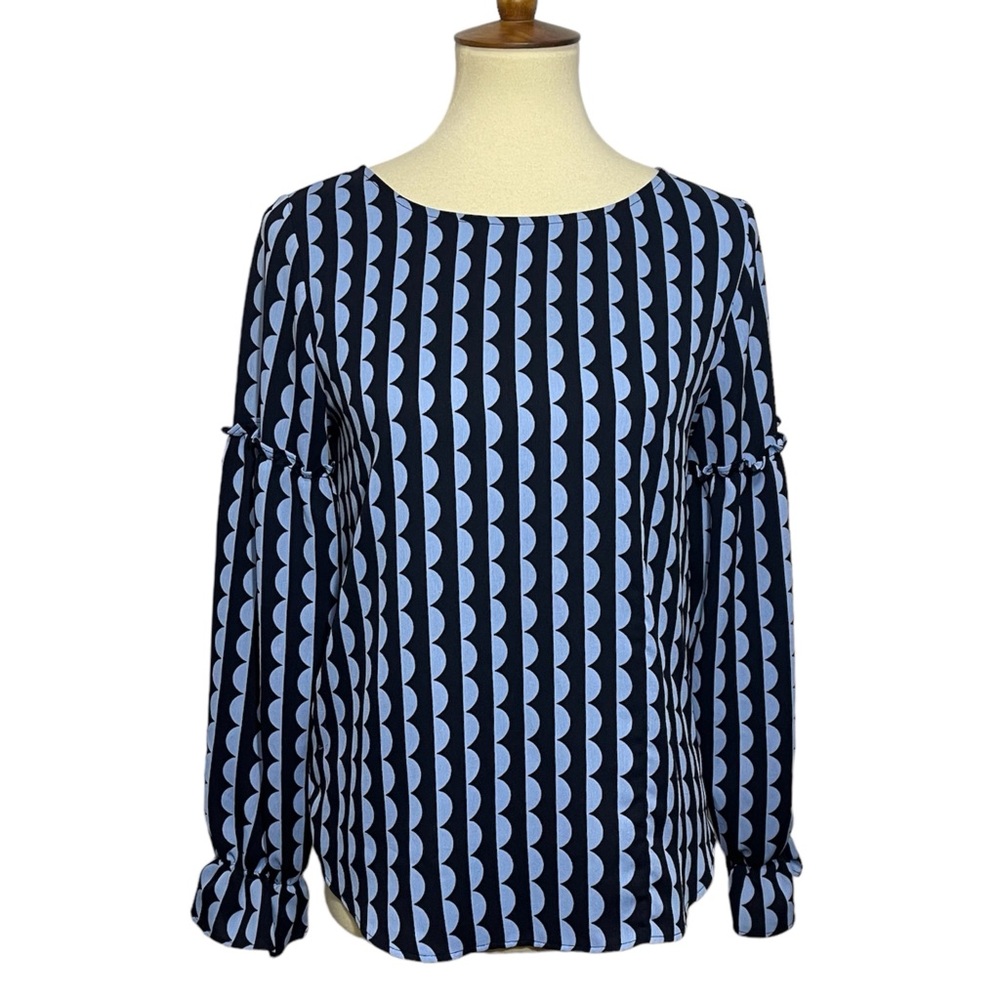 Ann Taylor Ruffle Detail Blouse